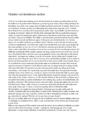 Glæden ved årstidernes skiften | Essay