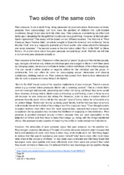Two sides of the same coin | Essay