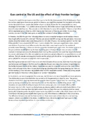 Gun control in The US | Essay