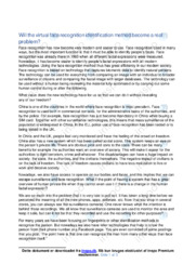 Virtual face recognition | Pros and cons