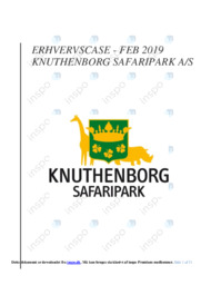 Knuthenborg Safaripark AS | Erhvervscase