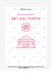 Det kongelige teater | Erhvervscase