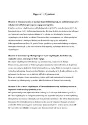 Hypoteser & regression | Kommunal- og folketingsvalg