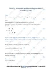 Titrering af eddikesyre | Noter