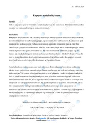 Acetylsalicylsyre | Kemirapport