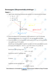 Eksponentielle udviklinger | Emneopgave