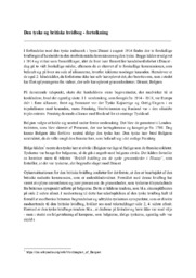 Den tyske og britiske hvidbog | fortolkning