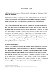 Urtekram case | Afsætning