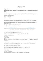 Rentesregning aflevering | Matematik