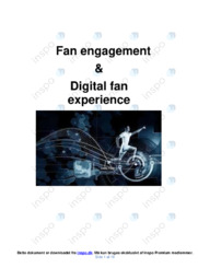 Fan engagement | Noter til afsætning