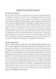 Parker 51, by lesley glaister | Analyse