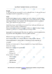 Rapport nedbrydning af stivelse | Biologi