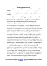 Blodtypebestemmelse | Rapport