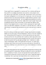 Analyse | H.C Andersen