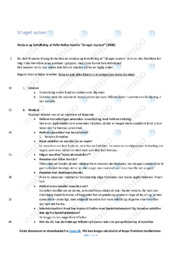 Sit eget stystem | Analyse | Helle Helle