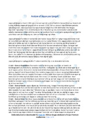 Jeppe paa bjerget | Analyse