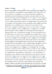 Kong Lindorm | Analyse | N. Levinsen