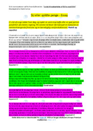 SU eller spildte penge | Essay