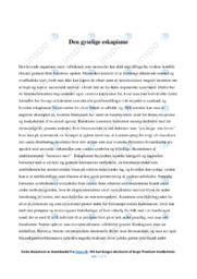 Den gyselige eskapisme | Dansk Essay
