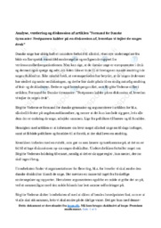 Formand for Danske Gymnasier Festpausen kalder… | Analyse