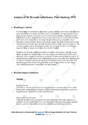 De flyvende tallerkener | Noter Analyse | Finn Søeborg