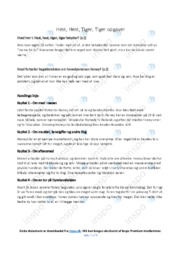 Hest, Hest, Tiger, Tiger | Analyse | Mette E. Neerlin