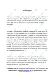 Nattergalen | Noter Analyse | H.C Andersen
