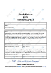 Danske soldater i Afghanistan | DHO