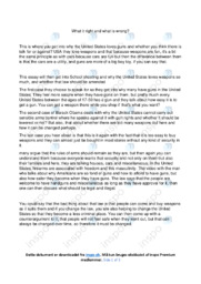School shooting | Essay | Noter til engelsk