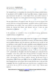 American factory | Analytical essay