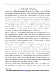 Football Made in Nigeria | Analytical essay