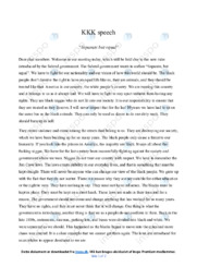 KKK speech