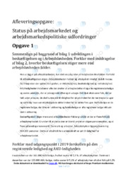 Arbejdsløshed | Analyse