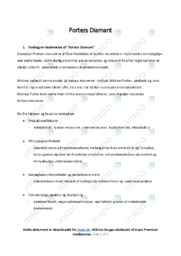 Porters Diamant | IØ opgave
