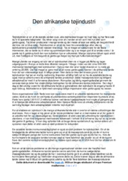 Den afrikanske tøjindustri | Noter til IØ
