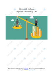 Økonomisk ubalance | Danmark og USA | IØ opgave