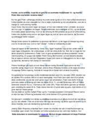 Verdensmål 13 og EU | Naturgeografi noter