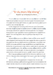 ‘Er du mors lille dreng’ | Analyse | Psykologi