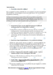 Industrialisering | Noter