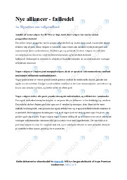 Nye alliancer | Opgave