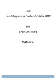 Grøn Omstilling | SO