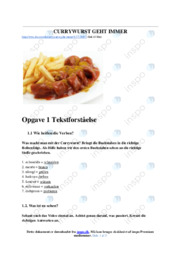 Currywurst geht immer | Opgave