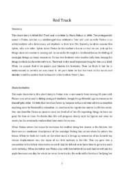 Red Truck | Analyse