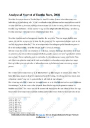 Svævet | Analyse | Dorthe Nors