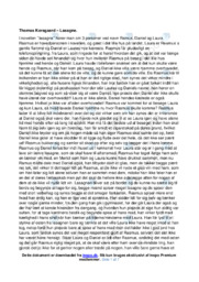Lasagne | Noter Analyse | Thomas Korsgaard