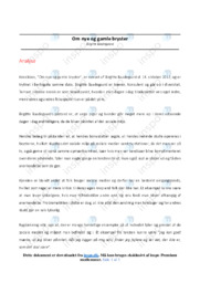 Om nye og gamle bryster | Analyse | Birgitte Baadegaard