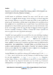 Returbillet | Analyse | Katrine Marie Guldager