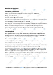 Medea Tragediens | Noter Analyse