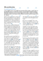 Psykiske Krige | Dansk Essay