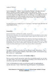 William | Analyse | Jan Sonnergaard